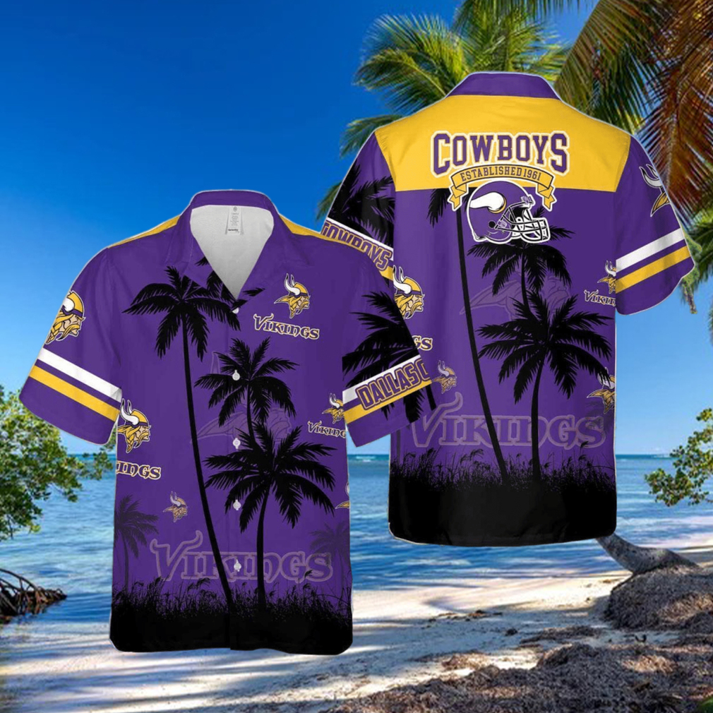 Minnesota Vikings NFL Hawaii Shirt Best Gift For Men And Women Fans hwaiian shirt - Limotees