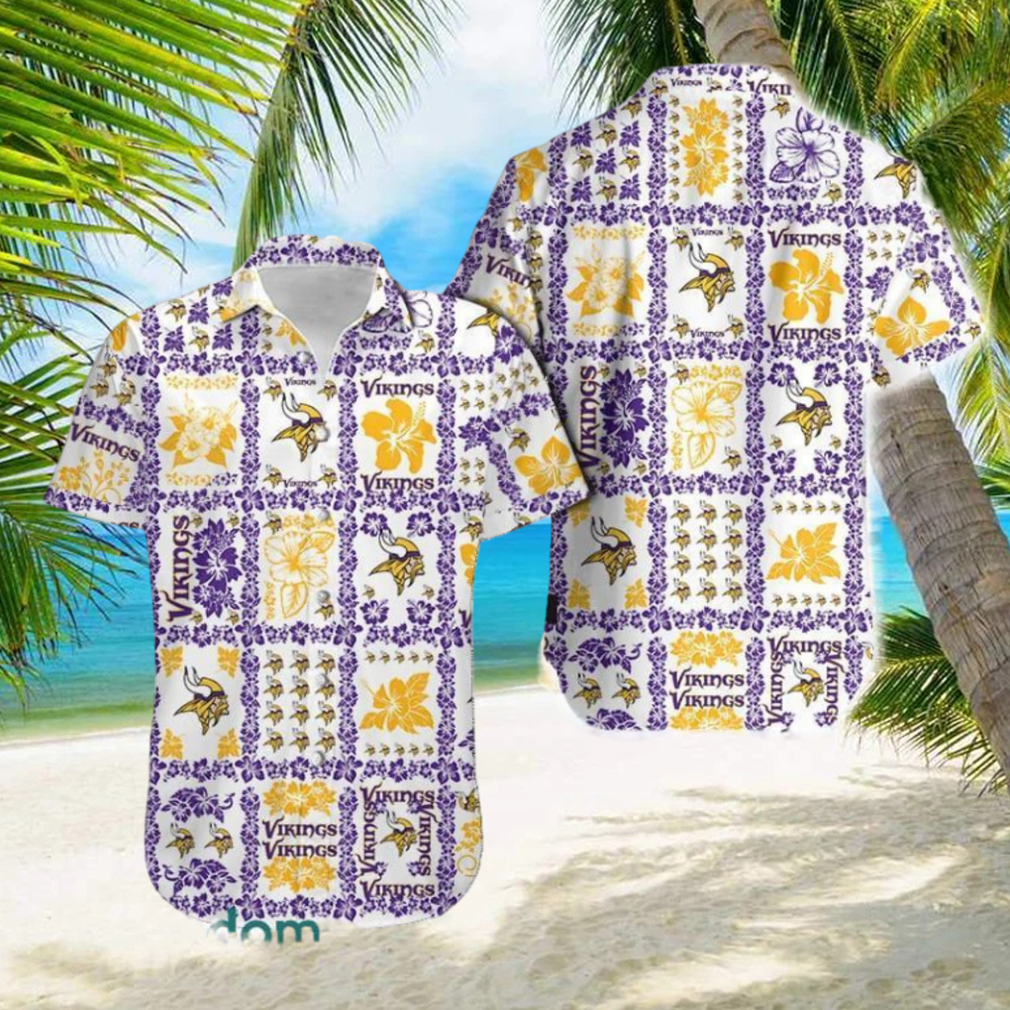 Minnesota Vikings New Hawaiian Shirt And Short For Men Gift, Short Beach For Family Christmas - Limotees