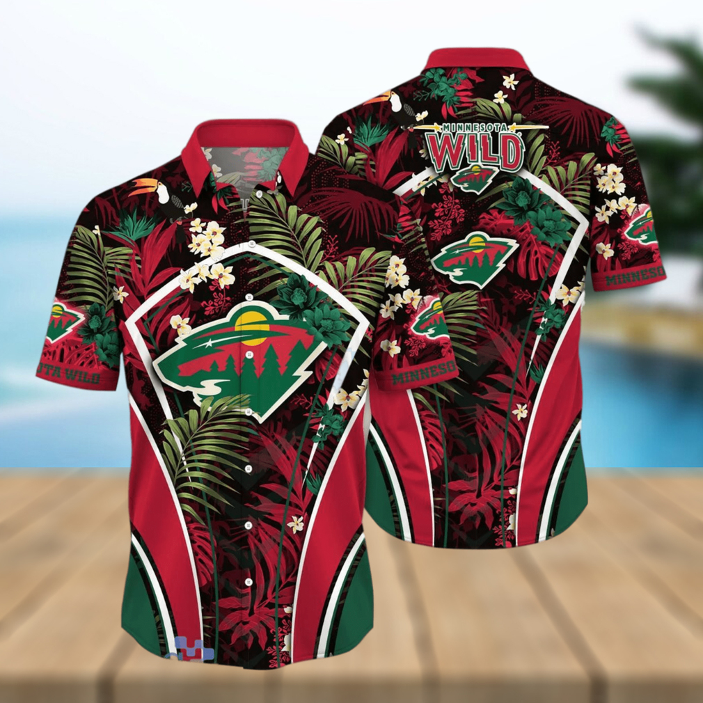 Minnesota Wild NHL Flower Hawaiian Shirt Special Gift For Men Women Fans - Limotees