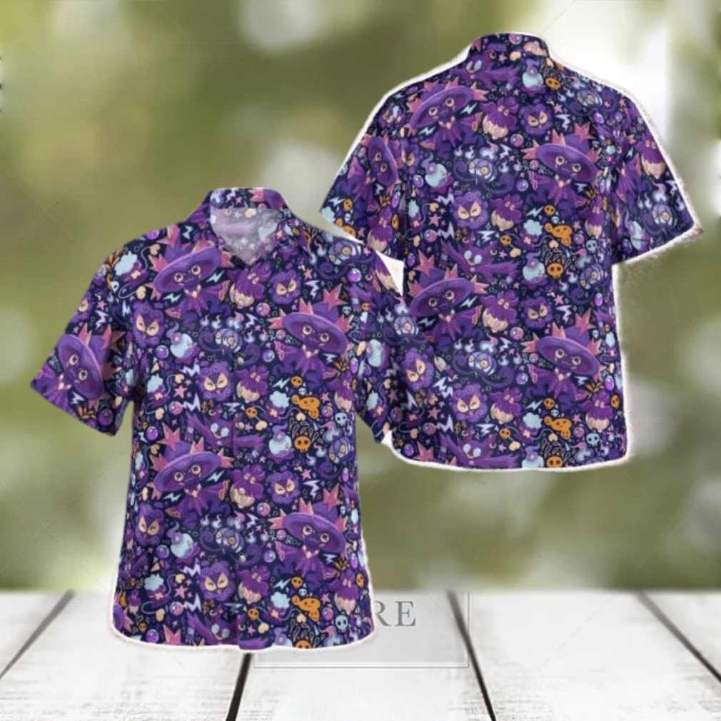 Mismagius Ghost Pokemon Tropical Hawaiian Shirt - Limotees