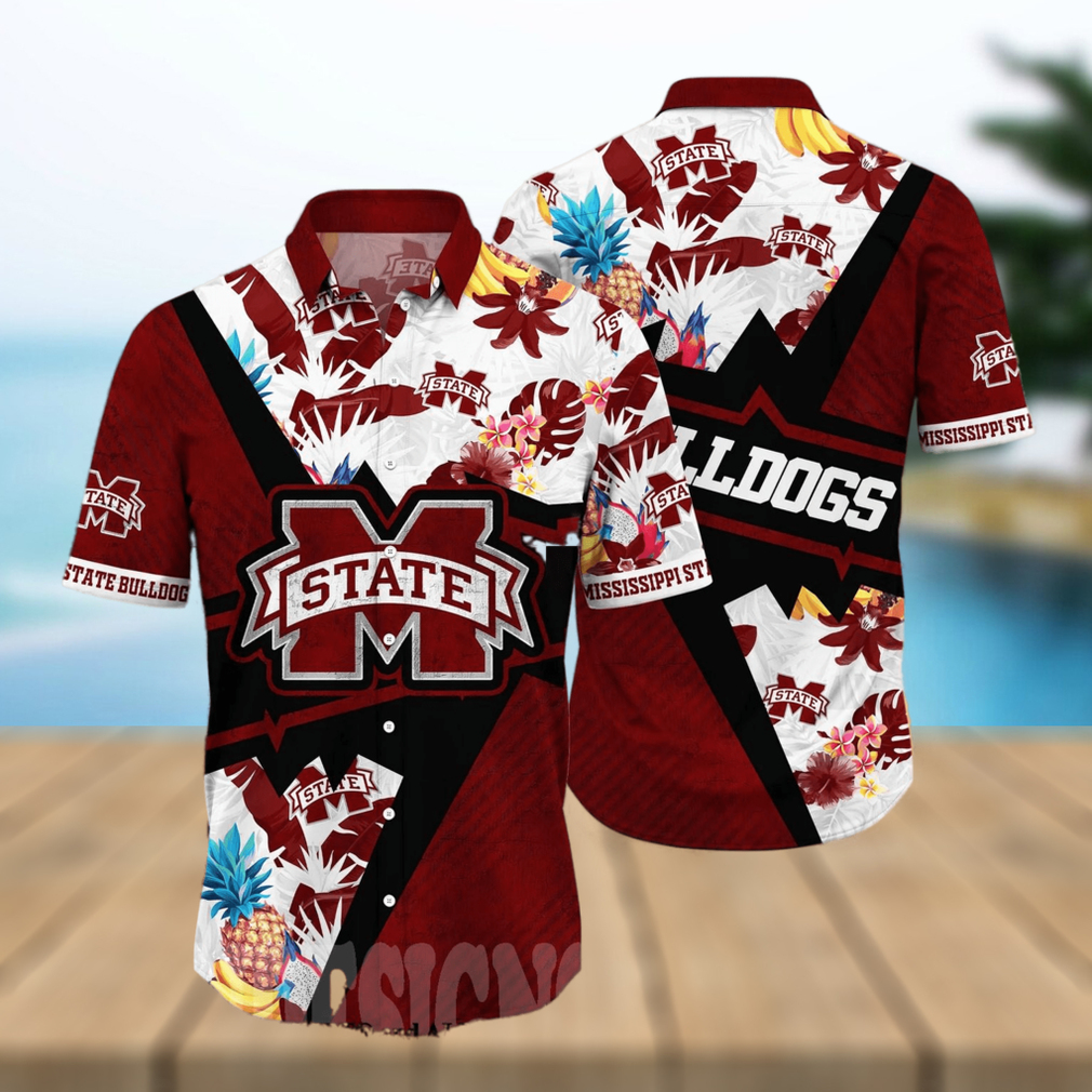 Mississippi State Bulldogs NCAA Flower All Over Printed Unisex Hawaiian Shirt - Limotees