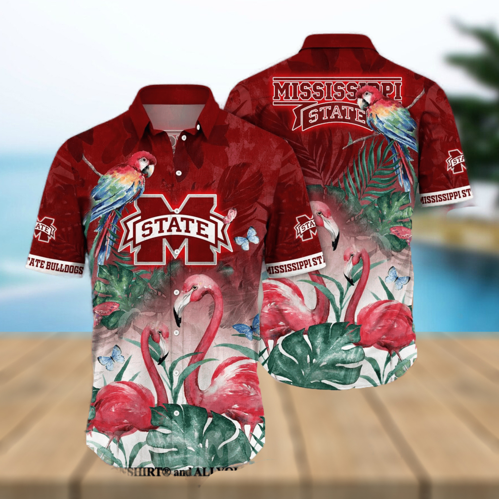 Mississippi State Bulldogs NCAA Flower Classic All Over Printed Hawaiian Shirt - Limotees