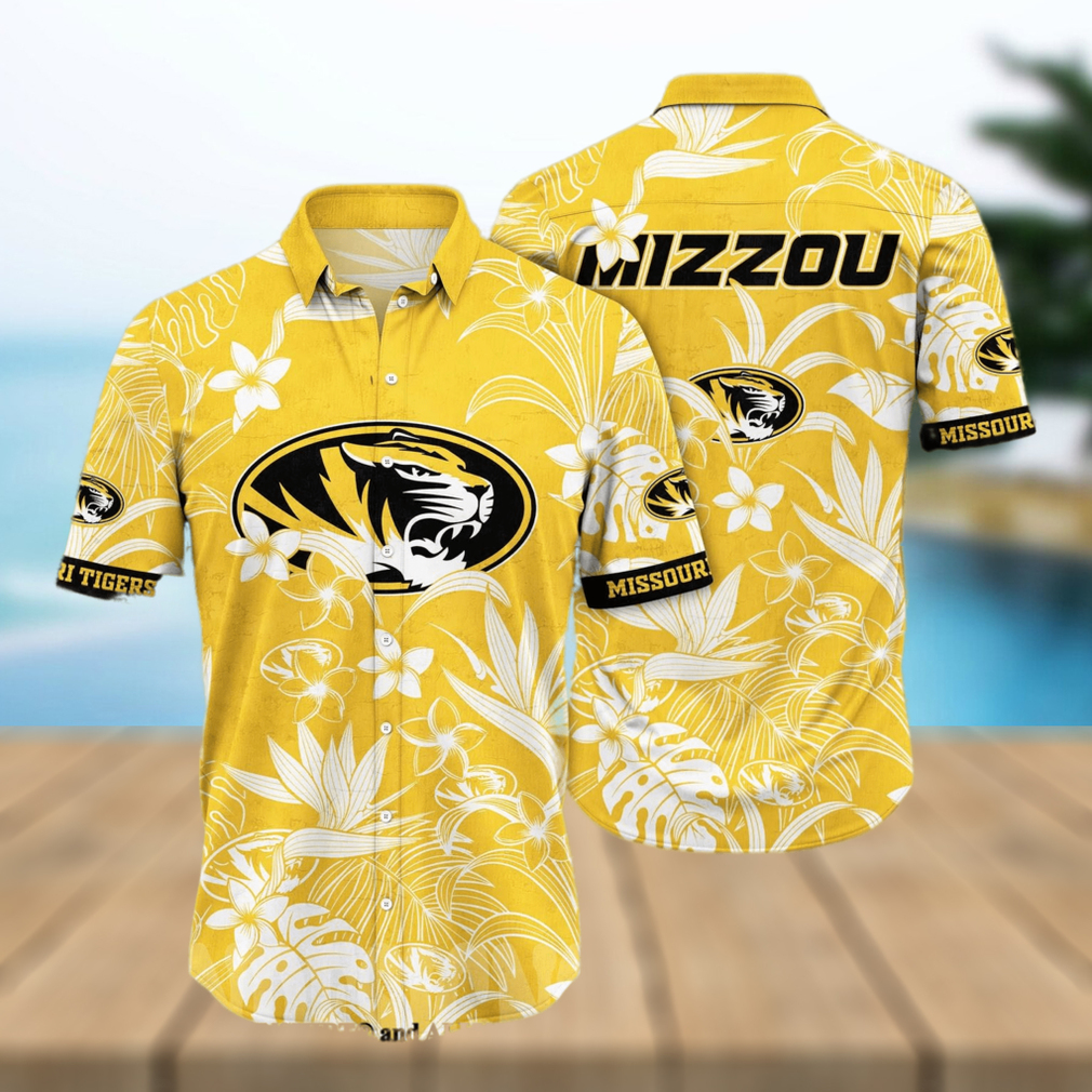 Missouri Tigers NCAA Floral Classic All Over Print Hawaiian Shirt - Limotees