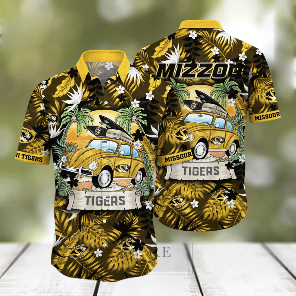 Missouri Tigers NCAA Hawaiian Shirt Sunglassestime Aloha Shirt - Limotees