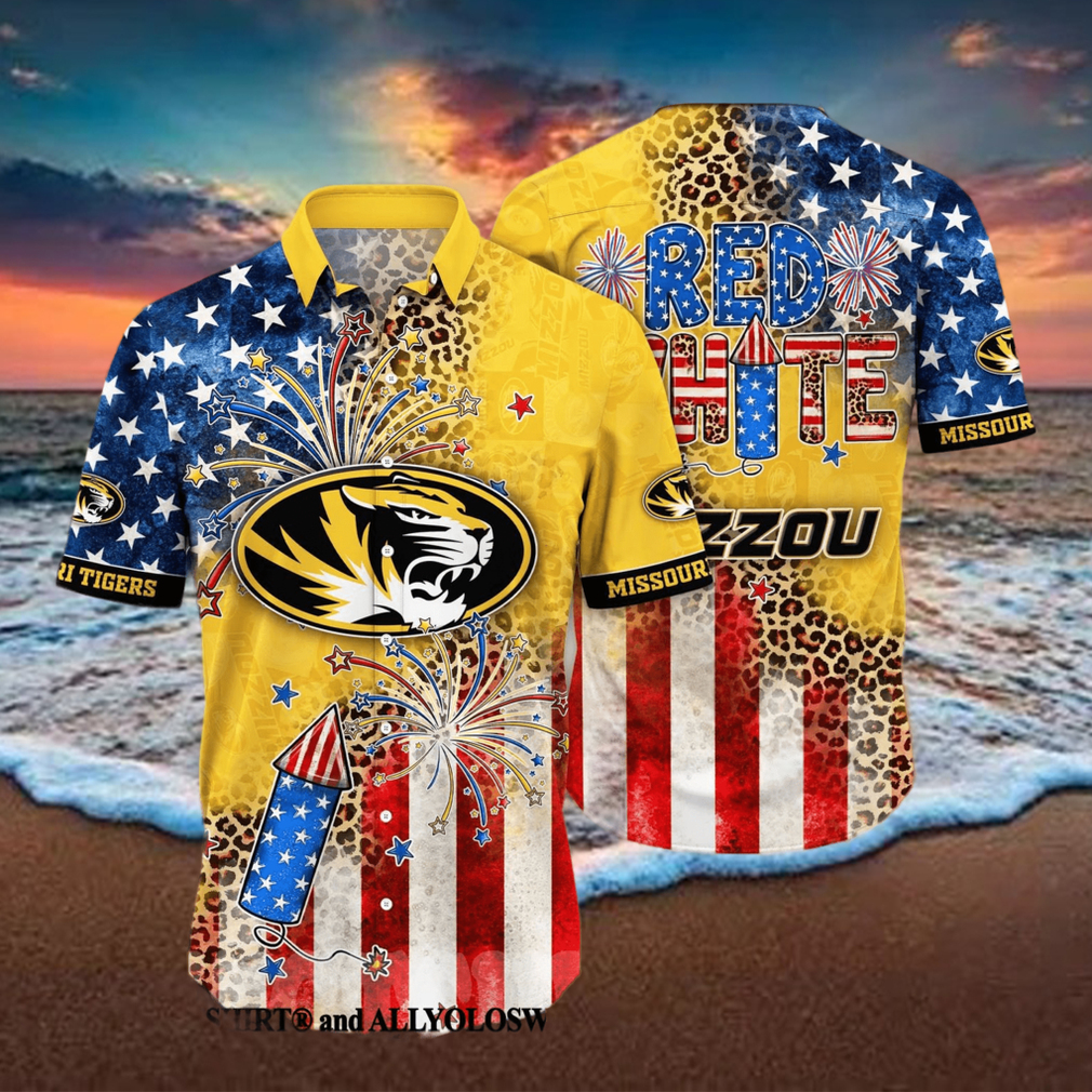 Missouri Tigers NCAA Independence Day Full Printed Hawaiian Shirt - Limotees