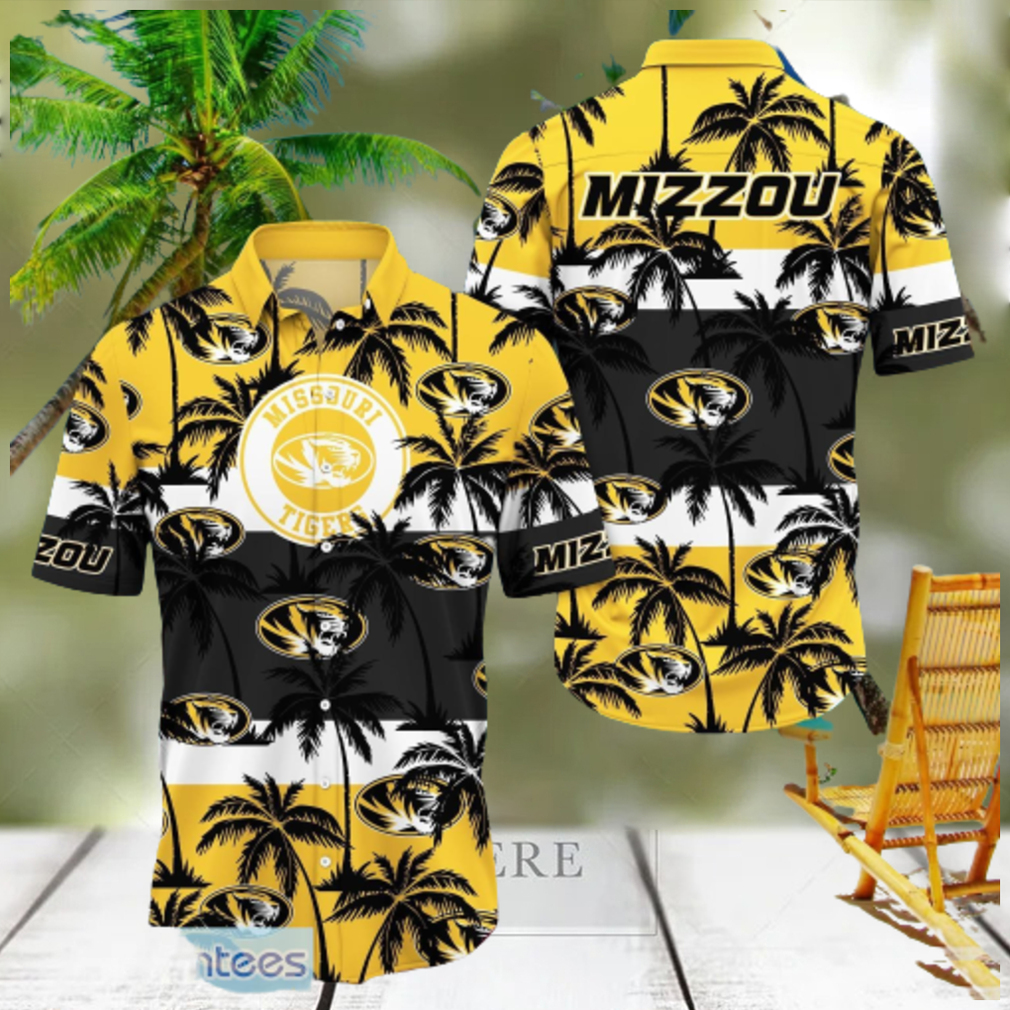 Missouri Tigers Tropical Palm Tree Trending Summer Aloha Hawaiian Shirt - Limotees