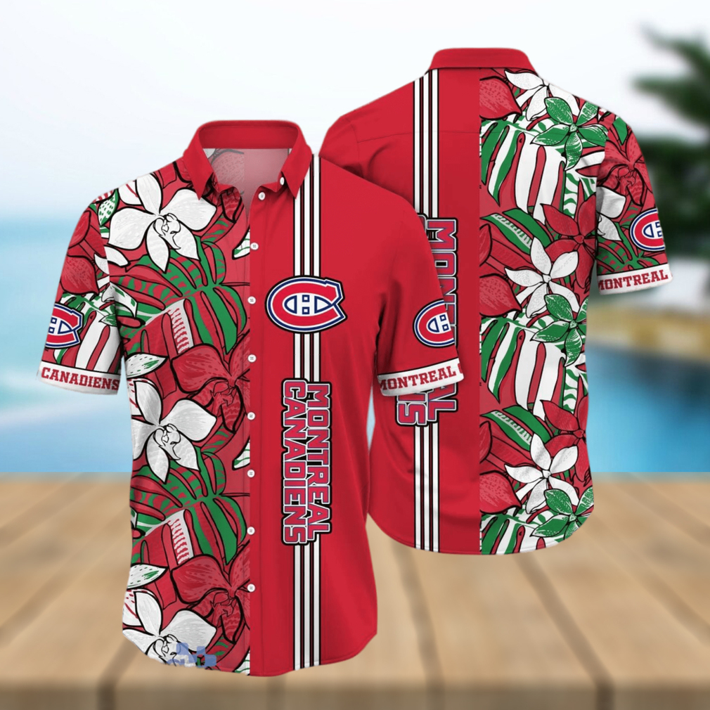 Montreal Canadiens NHL Flower Hawaiian Shirt Unique Gift For Fans - Limotees