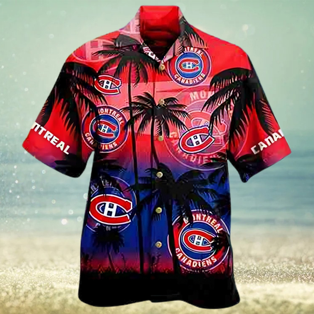 Montreal Canadiens NHL Palm Tree Summer Hawaiian Shirt - Limotees