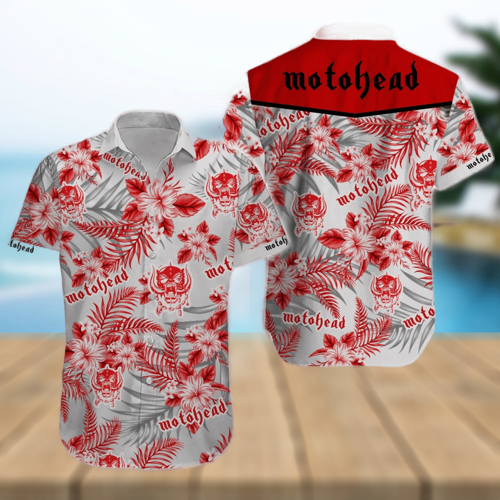 Motorhead Tropical Flower Hawaiian Shirt - Limotees