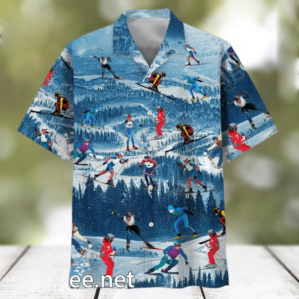 Mountain Skiing Hawaiian Shirt - Limotees