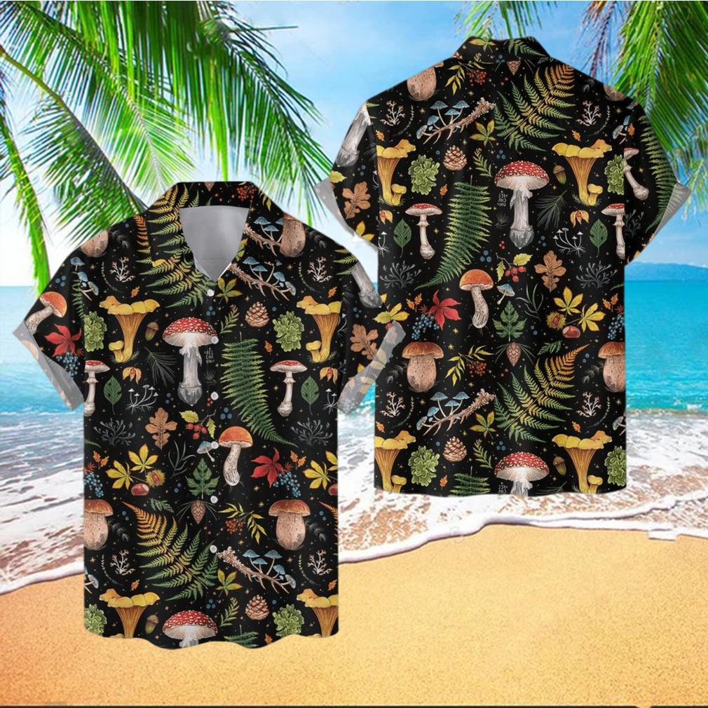 Mushroom 3D 3D Hawaiian Shirt - Limotees