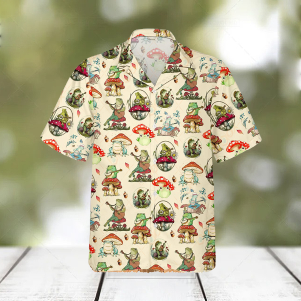 Mushroom and Frog Hawaiian Shirt - Limotees