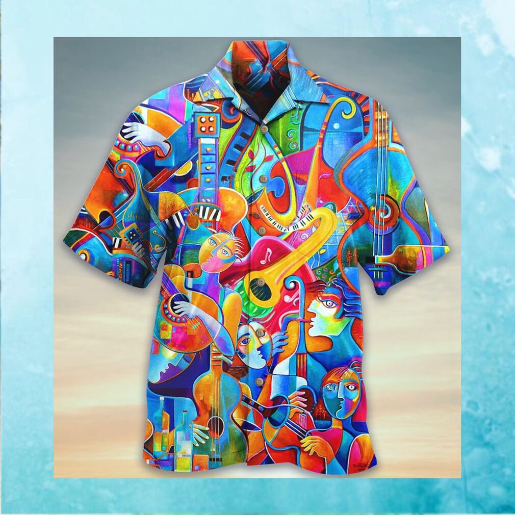 Music fullcolor hawaiian shirt - Limotees