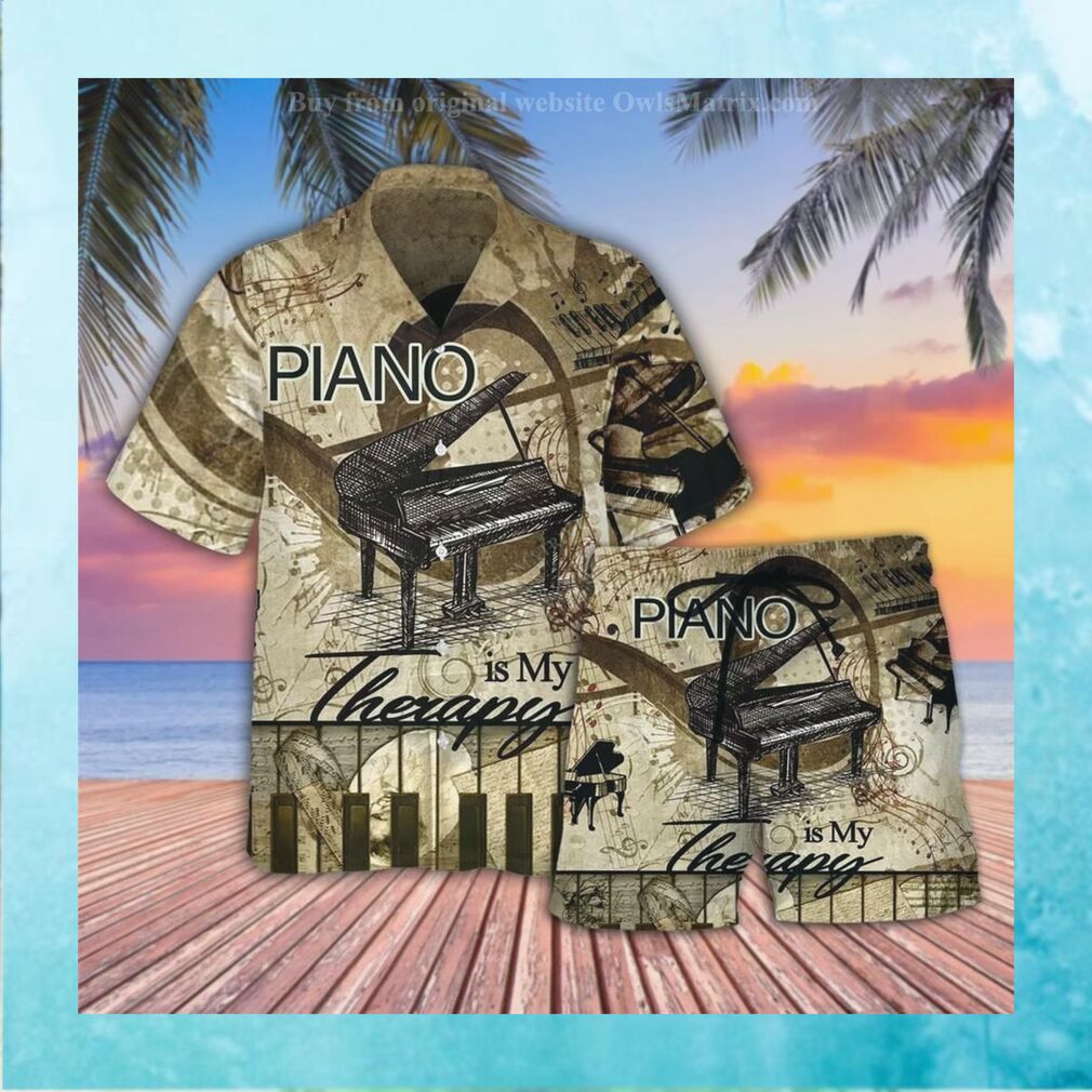 Music piano is my therapy hawaiian shirt - Limotees