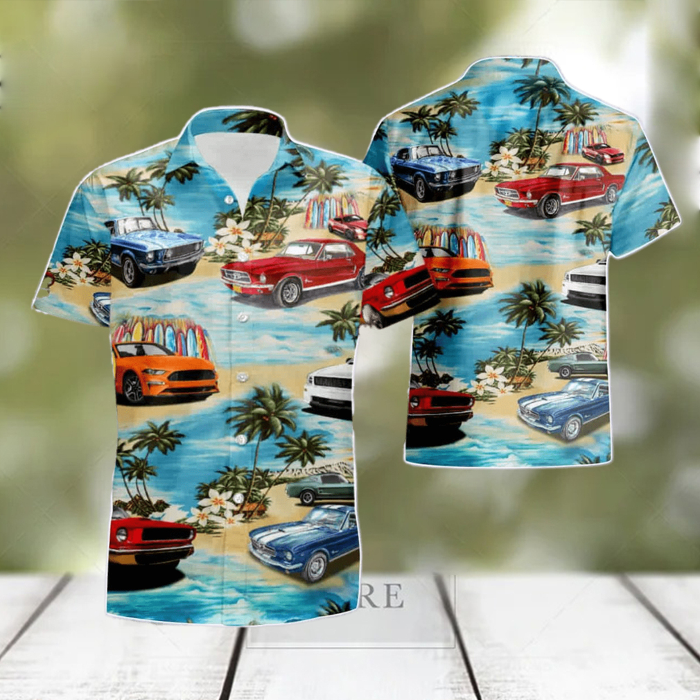 Mustang Car Hawaiian Shirt Short - Limotees