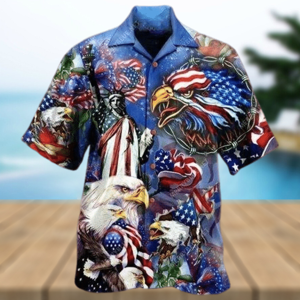 My Heat Beats Tue To My Country Patriotism Hawaiian Shirt - Limotees