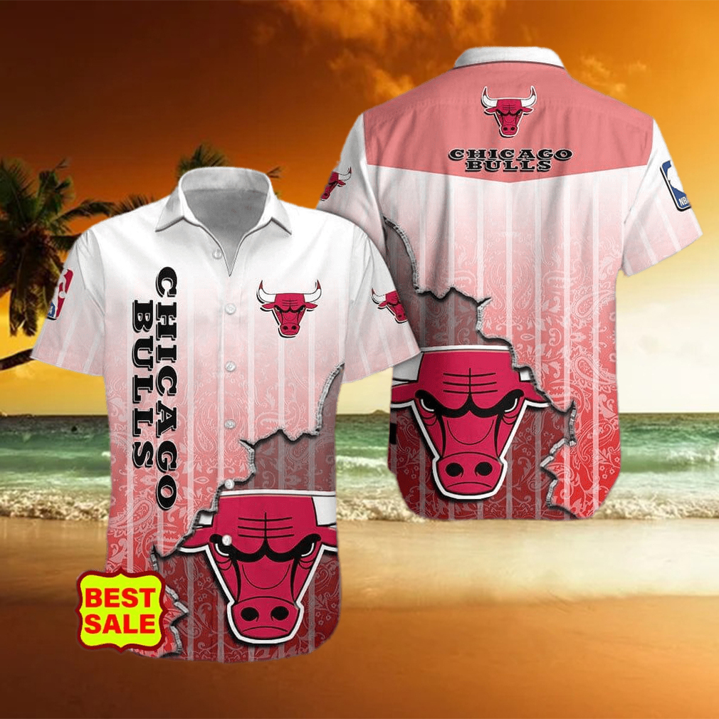 NBA Chicago Bulls Logo Sumer Hawaiian Shirt - Limotees