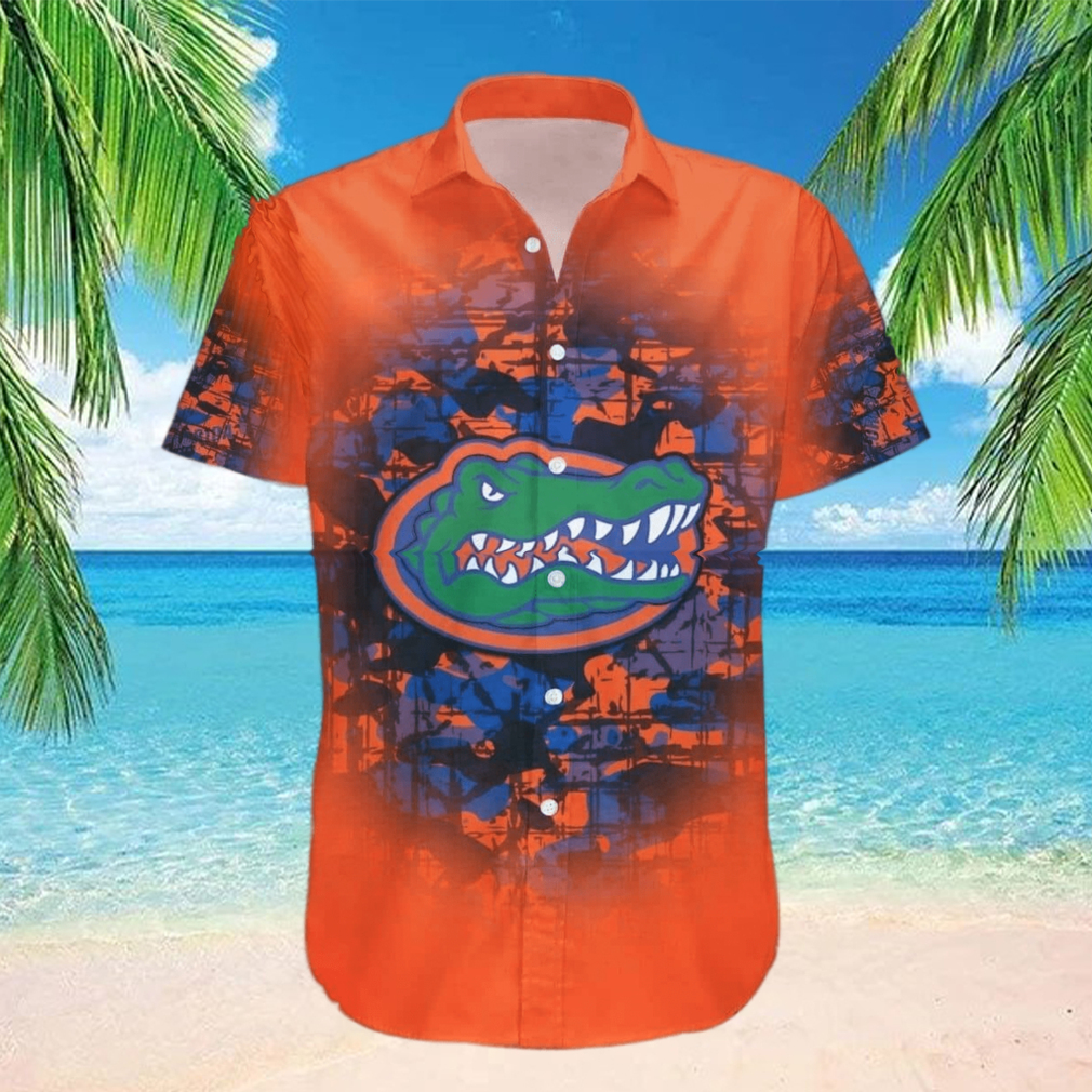 NCAA Florida Gators Hawaiian Shirt Camouflage Best Beach Gift - Limotees