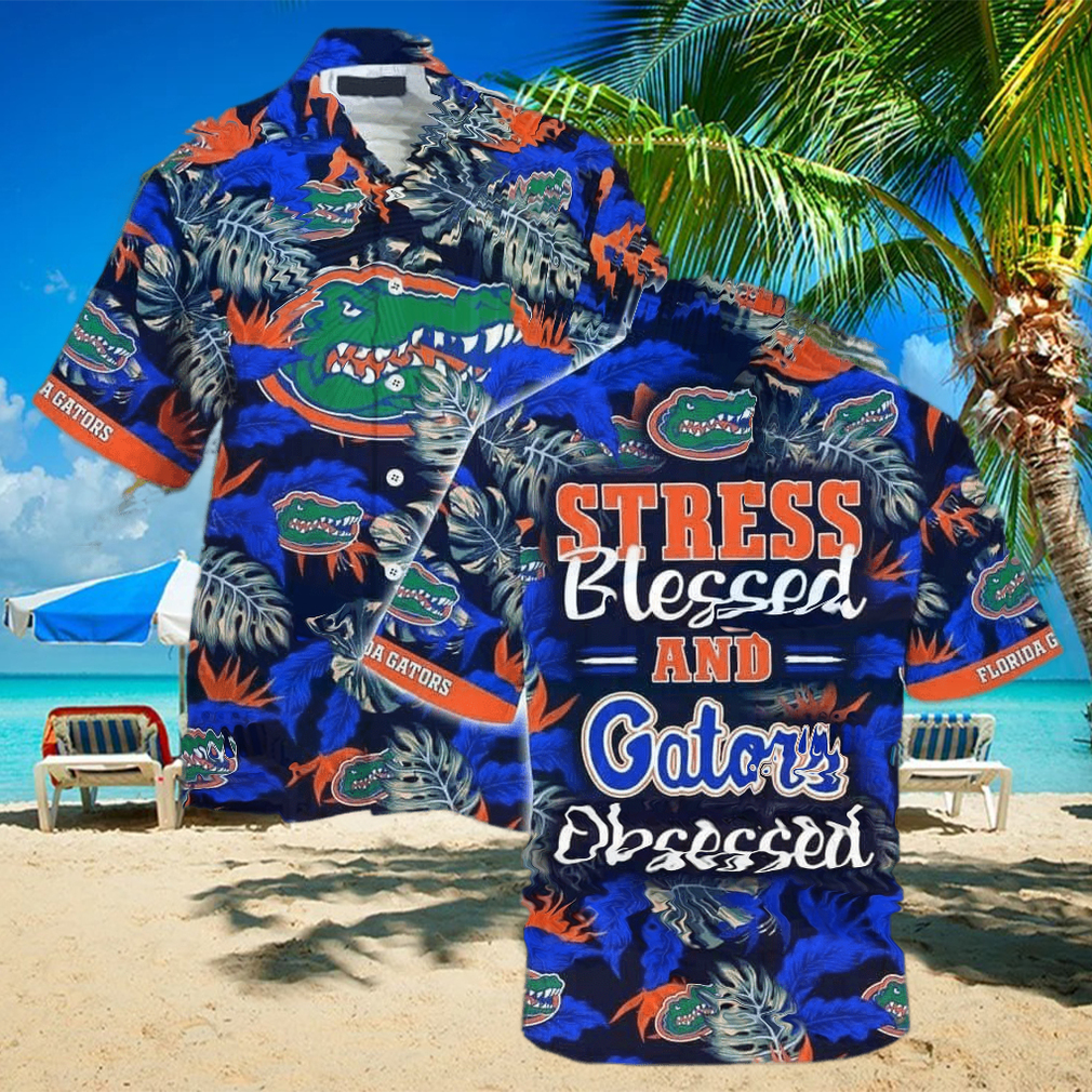 NCAA Florida Gators Hawaiian Shirt Summer Aloha Stress Blessed Obsessed - Limotees