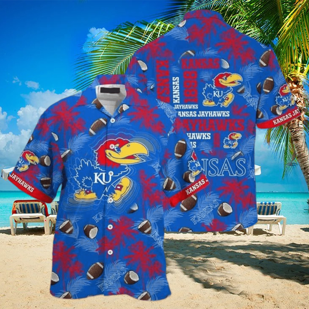 NCAA Kansas Jayhawks Hawaiian Shirt Gift For Beach Lovers - Limotees