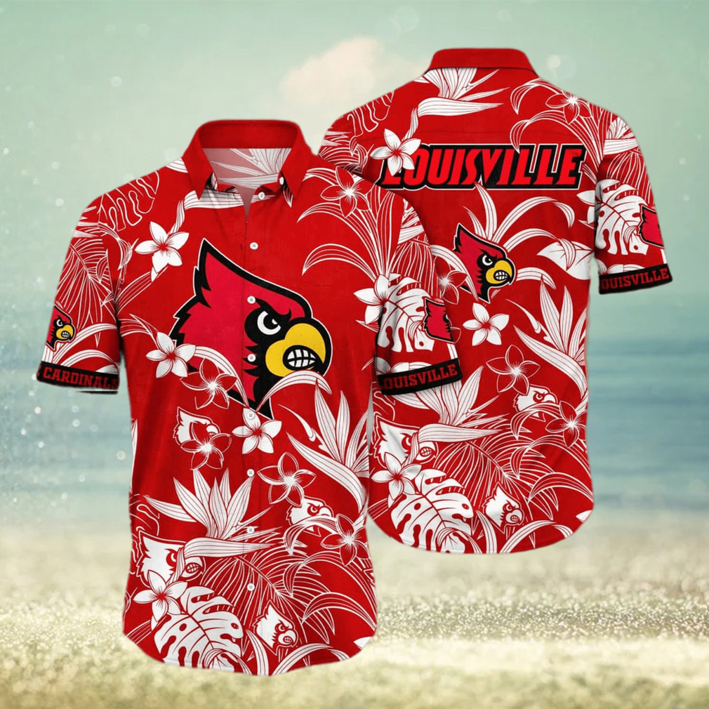 NCAA Louisville Cardinals Hawaiian Shirt Gift For Beach Trip - Limotees