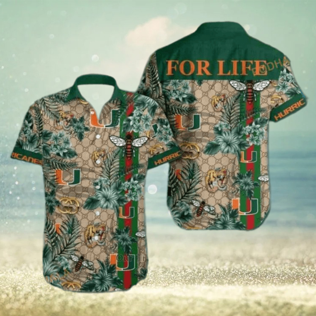 NCAA Miami Hurricanes Hawaiian Shirt - Limotees