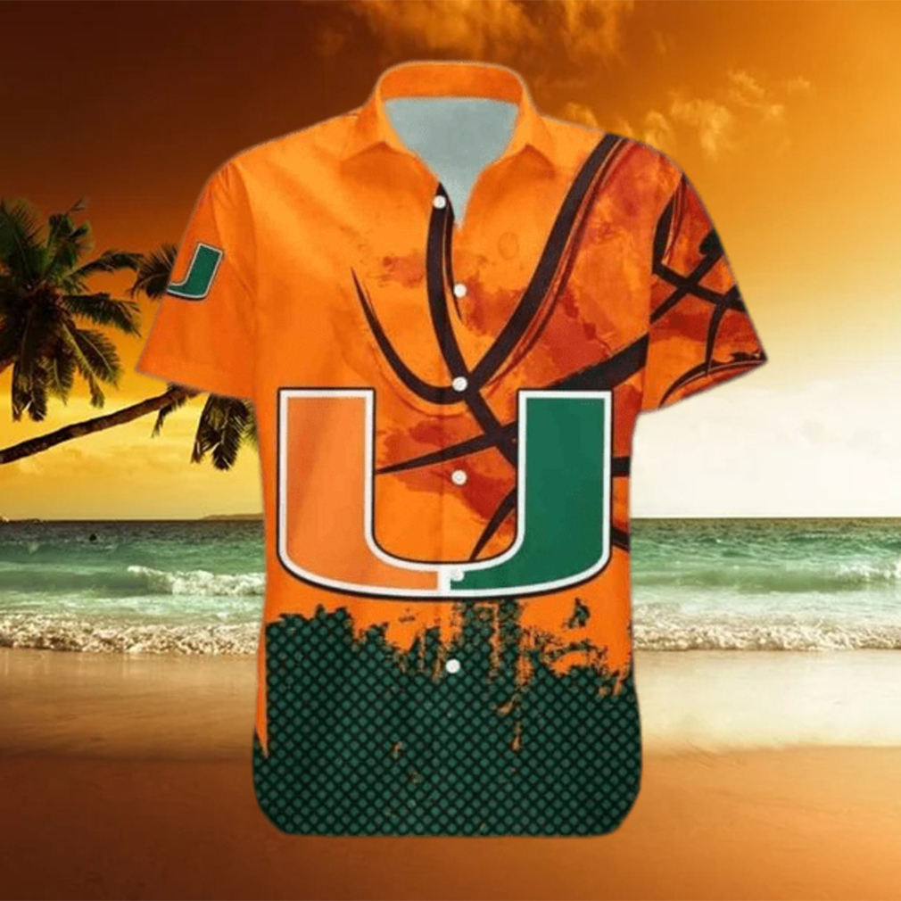 NCAA Miami Hurricanes Hawaiian Shirt Summer Beach Gift - Limotees