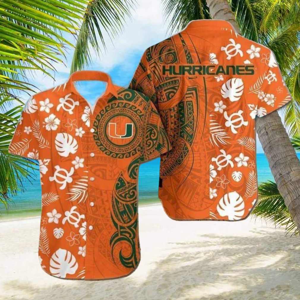 NCAA Miami Hurricanes Hawaiian Shirts - Limotees