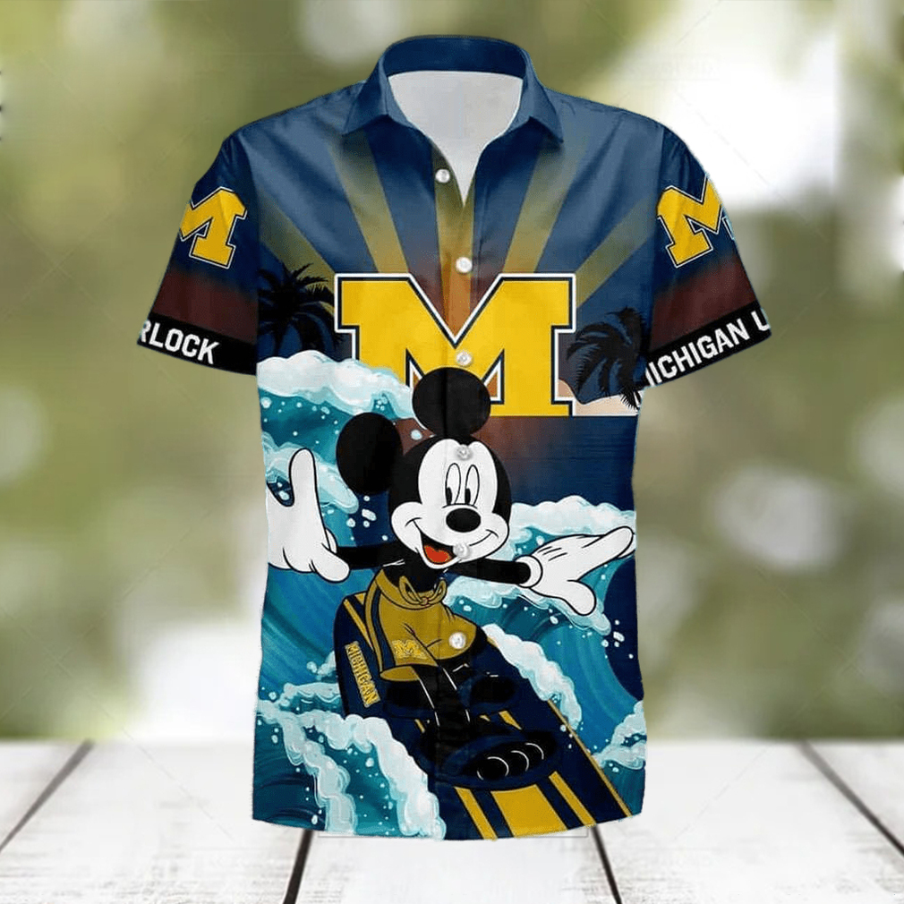 NCAA Michigan Wolverines Hawaiian Shirt - Limotees