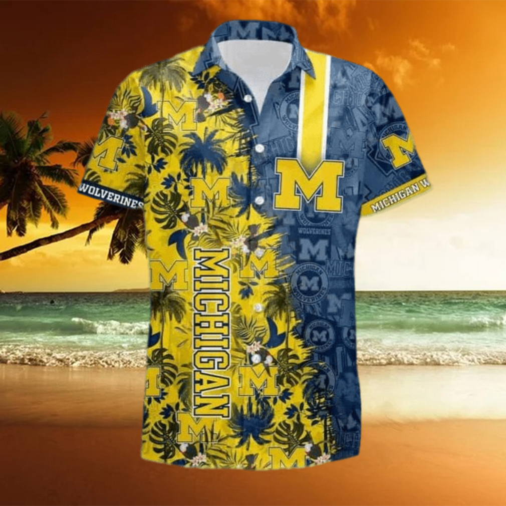 NCAA Michigan Wolverines Hawaiian Shirt Gift For Beach Vacation - Limotees