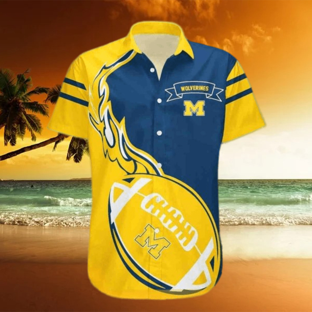 NCAA Michigan Wolverines Hawaiian Shirt Michigan Gift For Sport Fans - Limotees