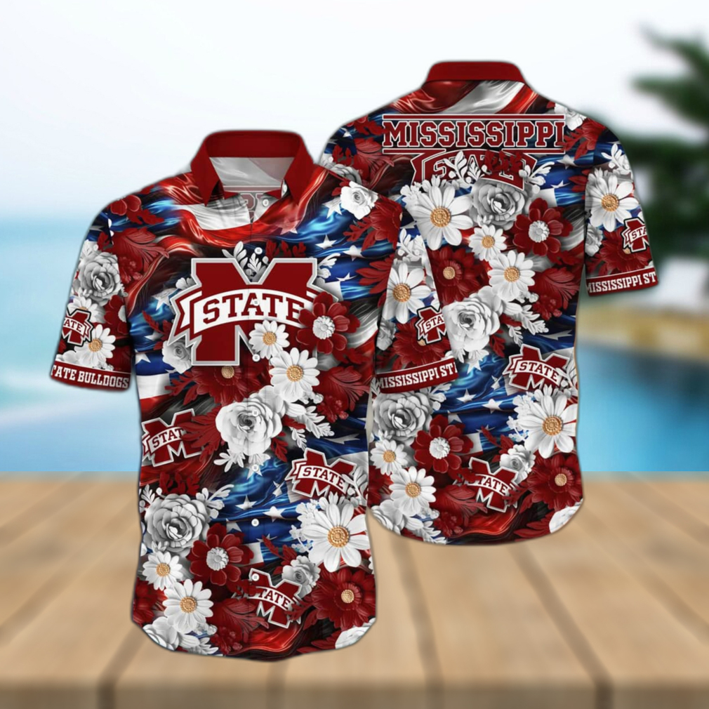 NCAA Mississippi State Bulldogs Hawaiian Shirt Independence Day Gift For Best Friend - Limotees