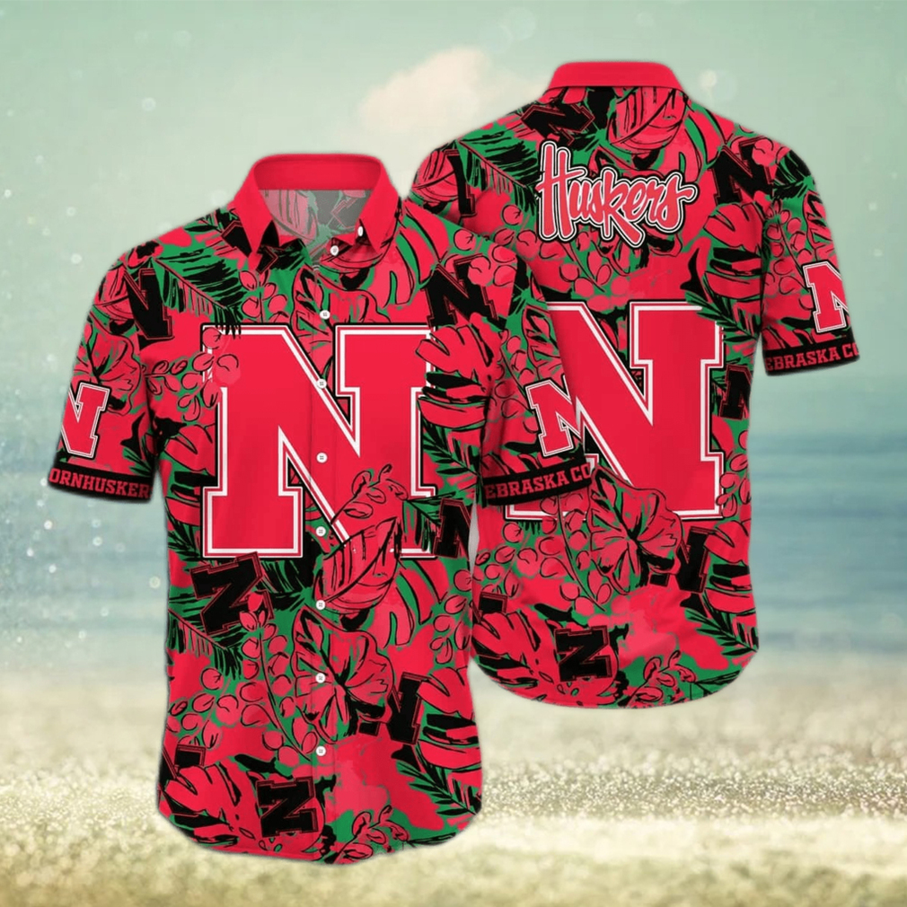 NCAA Nebraska Cornhuskers Hawaiian Shirt Beach Lovers Gift - Limotees