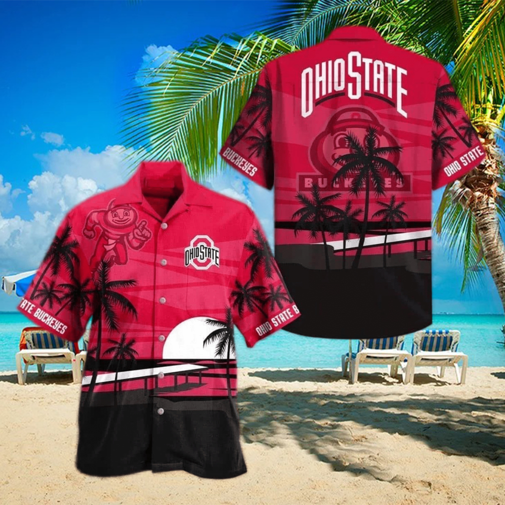 NCAA Ohio State Buckeyes Hawaiian Shirt Practical Beach Gift For Him - Limotees