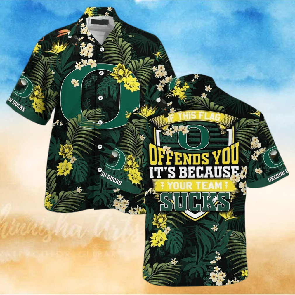 NCAA Oregon Ducks Hawaiian Shirt - Limotees