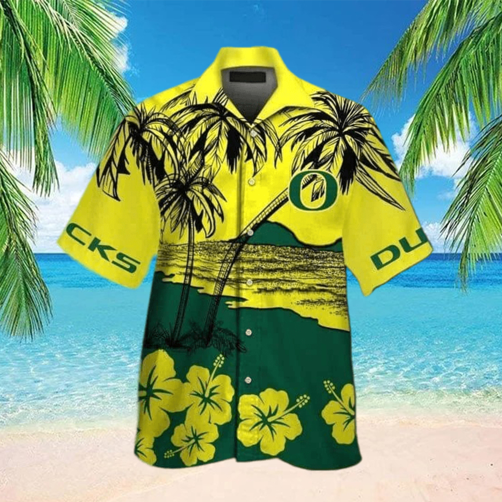 NCAA Oregon Ducks Hawaiian Shirt Practical Beach Gift For Him - Limotees