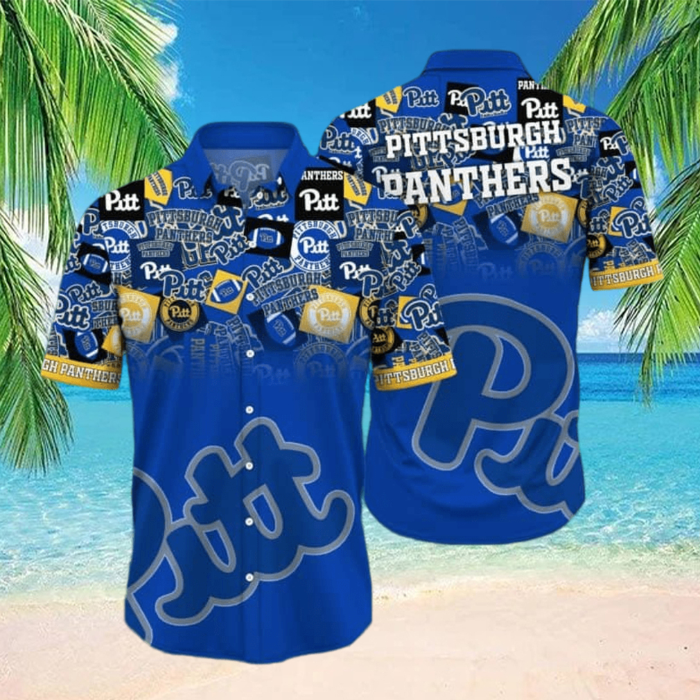 NCAA Pitt Panthers Hawaiian Shirt Beach Gift For Him - Limotees