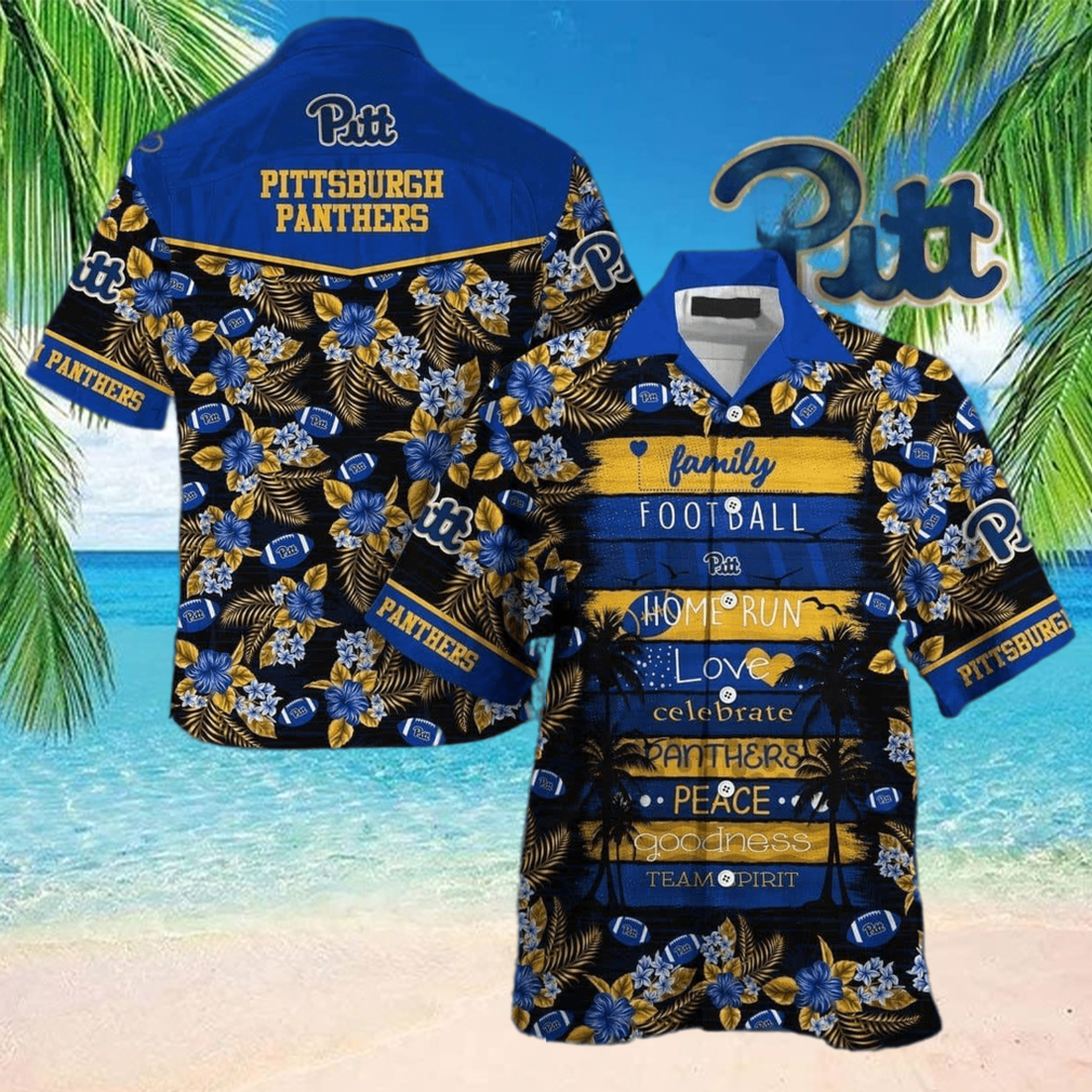 NCAA Pitt Panthers Hawaiian Shirt Family Football Homerun Team Spirit - Limotees