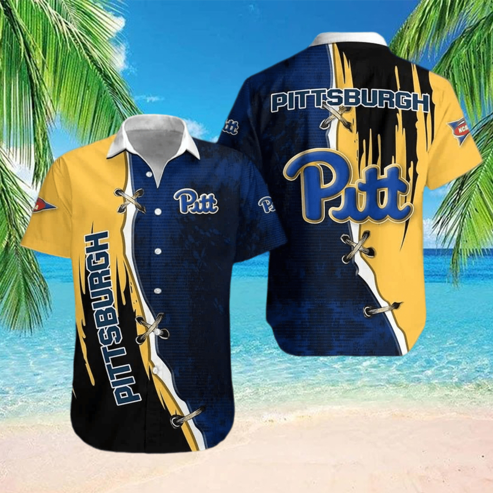 NCAA Pitt Panthers Hawaiian Shirt Practical Beach Gift For Him - Limotees