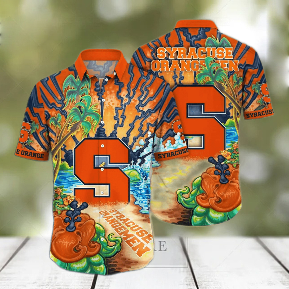 NCAA Syracuse Orange Hawaiian Shirt Birthday Gift For Beach Lovers - Limotees