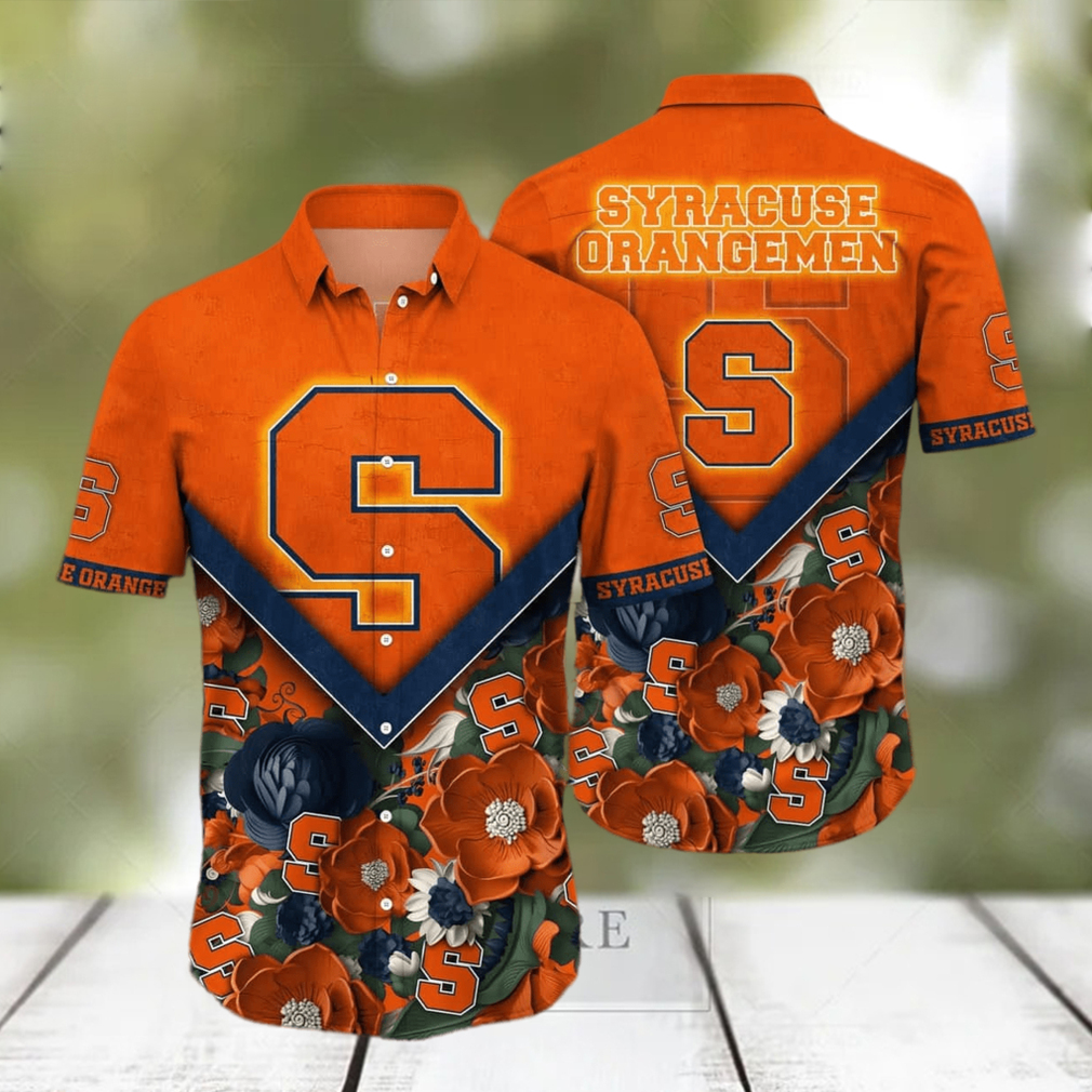 NCAA Syracuse Orange Hawaiian Shirt Gift For Beach Lovers - Limotees