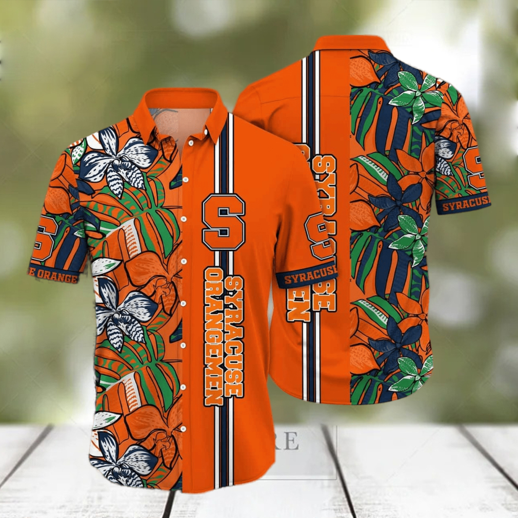 NCAA Syracuse Orange Hawaiian Shirt Summer Aloha Gift For Beach Lovers - Limotees