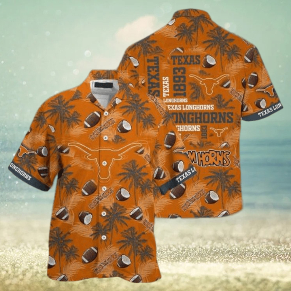 NCAA Texas Longhorns Hawaiian Shirt Aloha Shirt Gift For Football Fans - Limotees