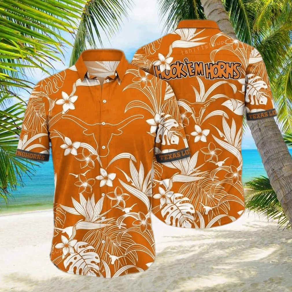 NCAA Texas Longhorns Hawaiian Shirt Beach Gift For Friend hawaiian shirt - Limotees