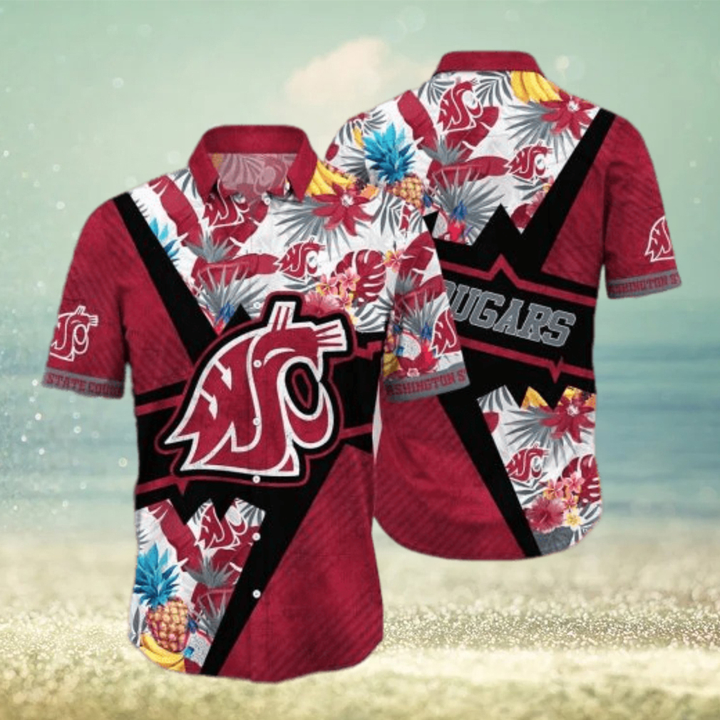 NCAA Washington State Cougars Hawaiian Shirt Aloha Shirt Best Beach - Limotees