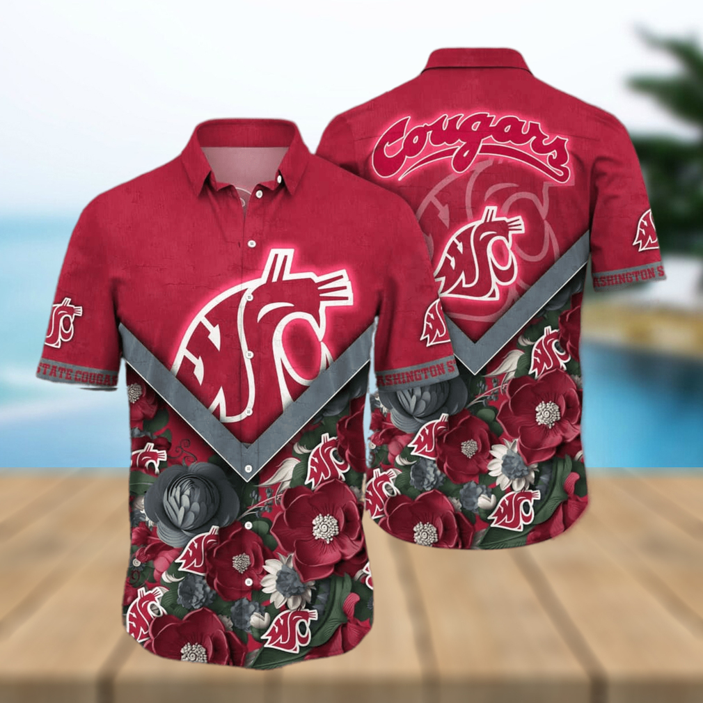 NCAA Washington State Cougars Hawaiian Shirt Trendy Summer Gift - Limotees