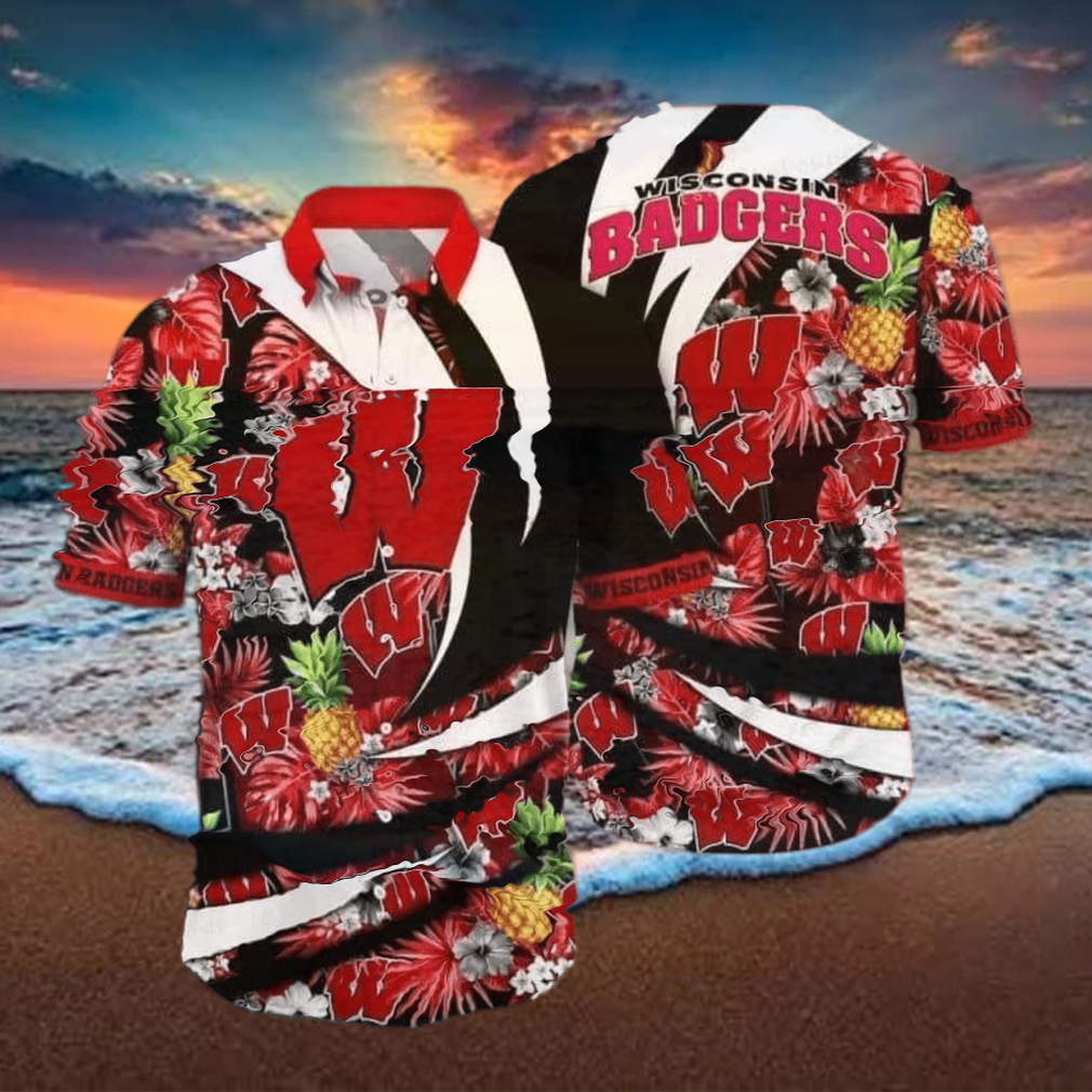 NCAA Wisconsin Badgers Hawaiian Shirt - Limotees