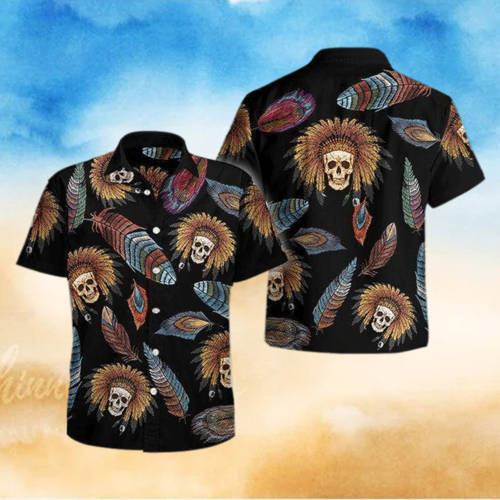 Naive Skull Hawaiian Shirt - Limotees