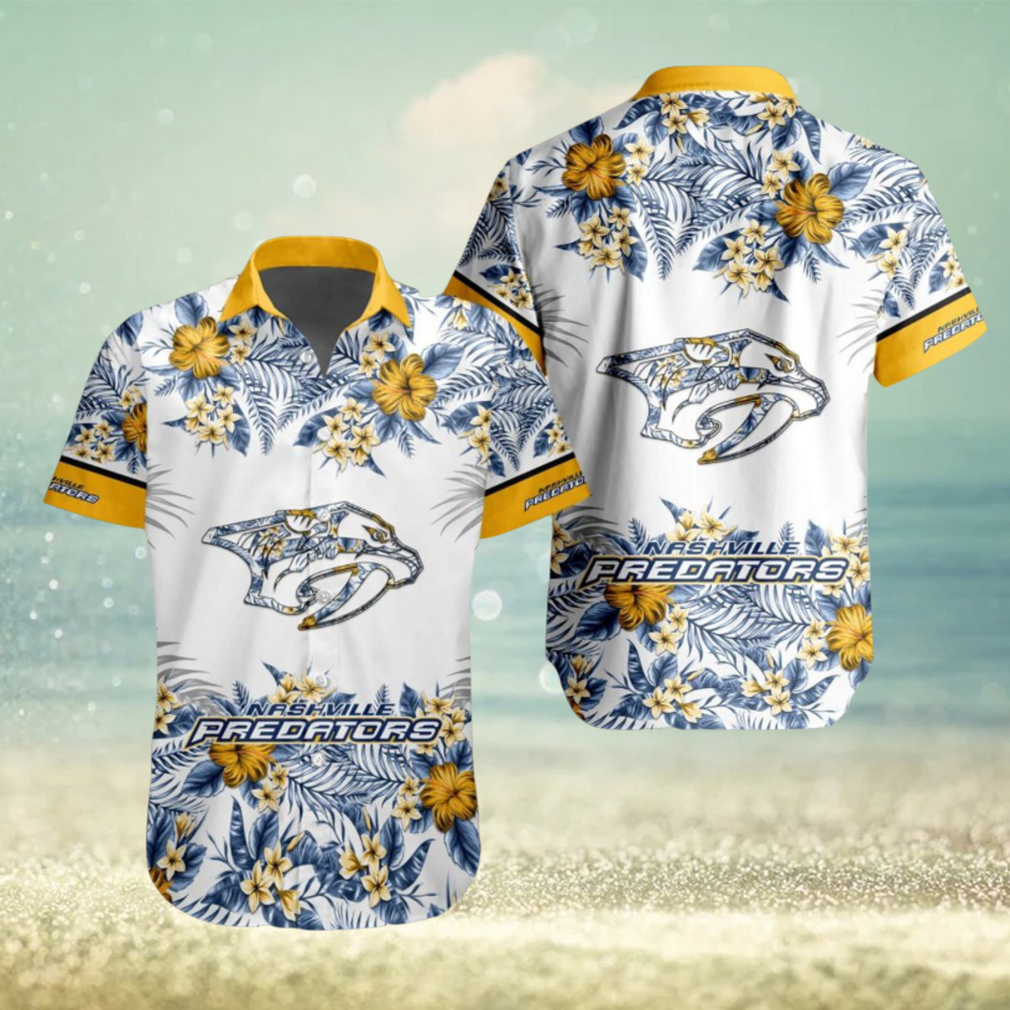 Nashville Predators NHL Team Beach Vibe Hawaiian Shirt - Limotees