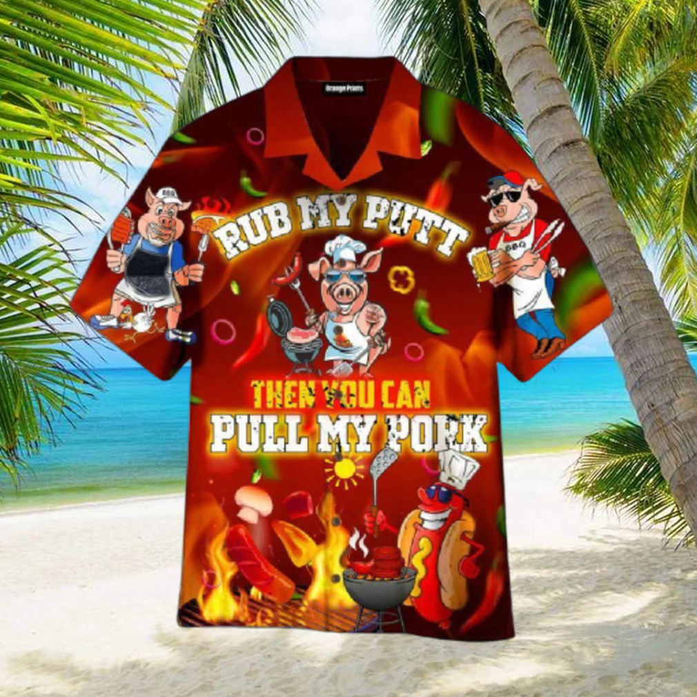 National Bbq Day You Can Pull My Pork Hawaiian Shirt - Limotees